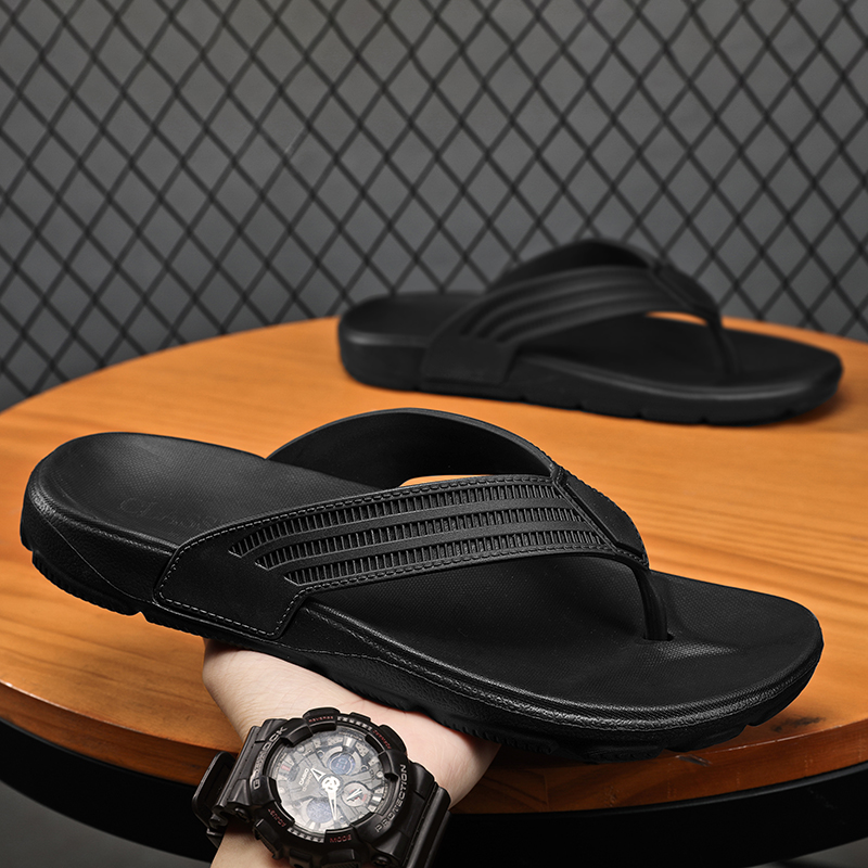 Summer Men Black Flip Flops Ou - Outdoor Lighting For Your Home recension och pris