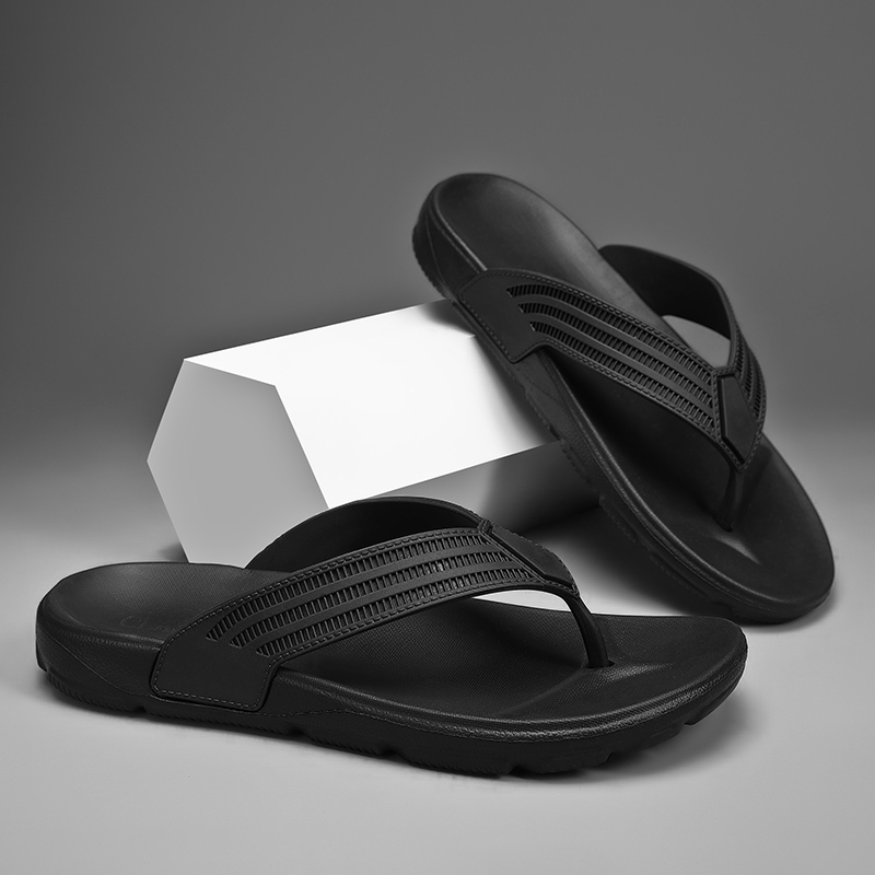 Summer Men Black Flip Flops Ou - Outdoor Lighting For Your Home recension och pris