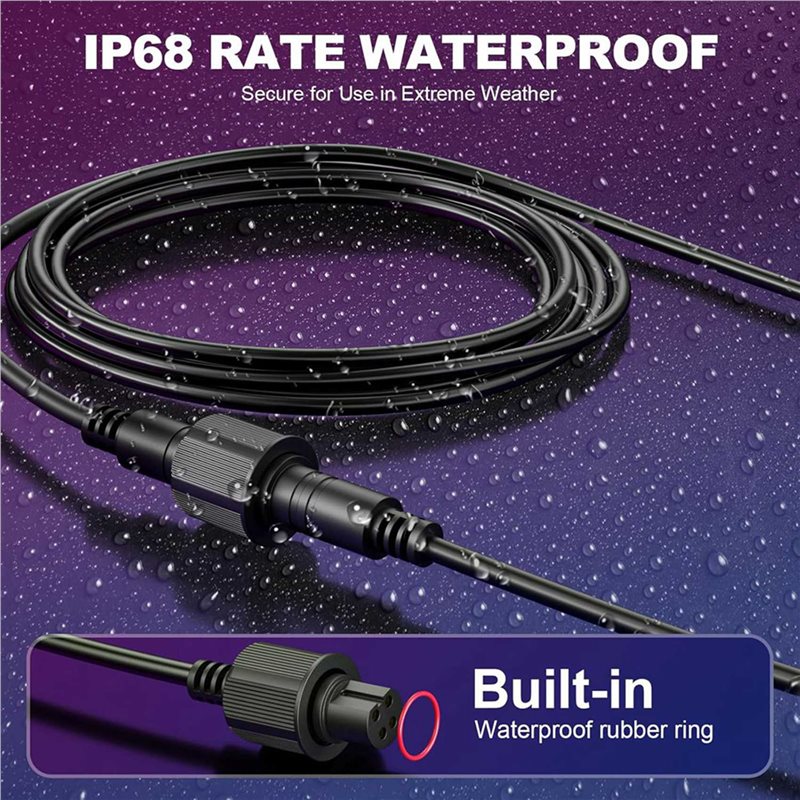 M12K-2Pcs 10FT Extension Cable - Outdoor Lighting Govee recension och pris