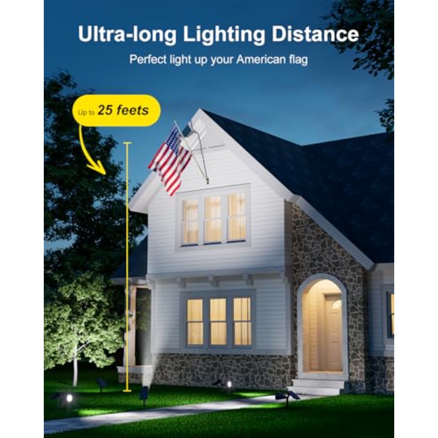 Solar Spotlights Outdoor Water - Outdoor Lighting Spotlight recension och pris