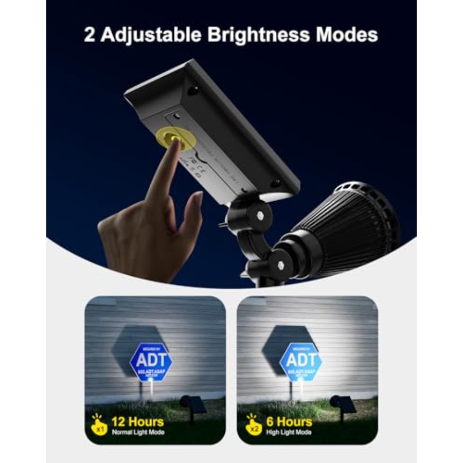 Solar Spotlights Outdoor Water - Outdoor Lighting Spotlight recension och pris