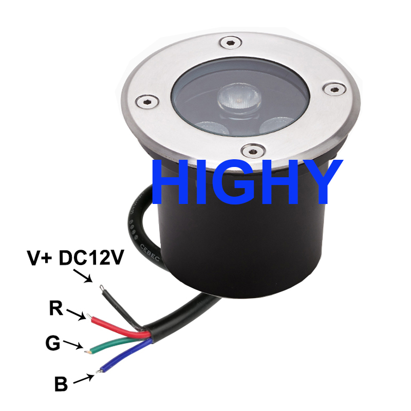 4-wire RGB LED Underground Lig - Outdoor Lighting Underground Wiring recension och pris