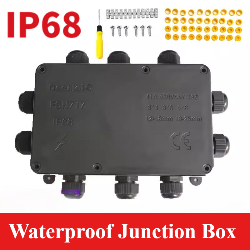 10 Way Wire Junction Box Conne - Outdoor Lighting Underground Wiring recension och pris