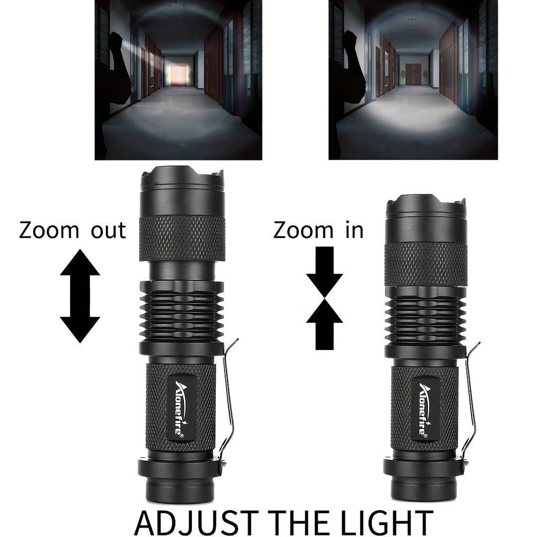 Alonefire Zoom Mini Flashlight - Outdoor Lighting Lamps recension och pris