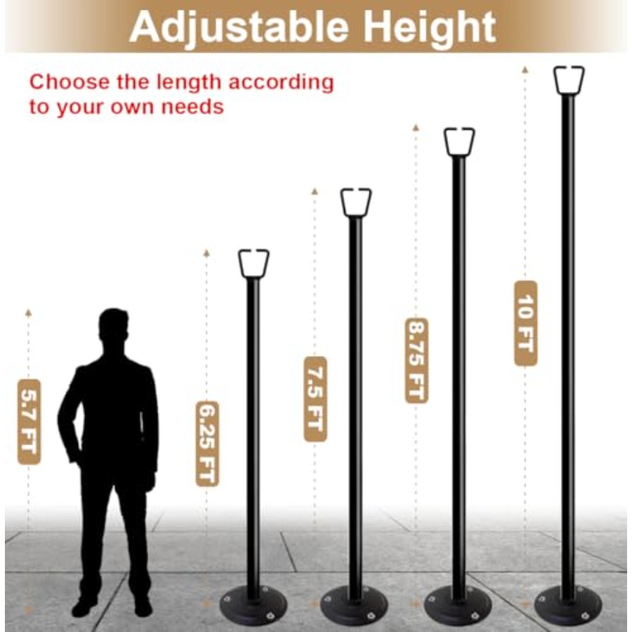 10Feet Ground Base String Ligh - String Light Bistro recension och pris