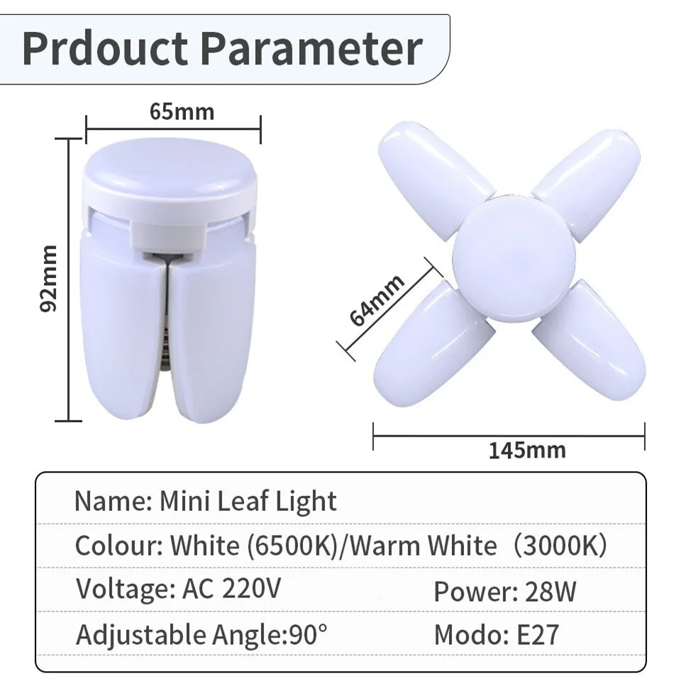 28W Fan Shape LED Bulb E27 LED - Outdoor Lighting Warehouse recension och pris