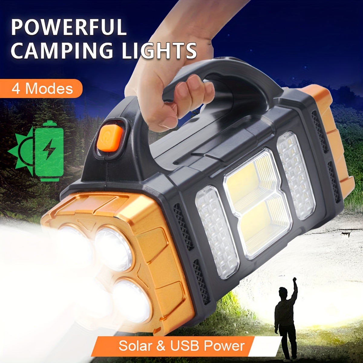 New Upgrade Rechargeable High  - Outdoor Lighting Nearby recension och pris