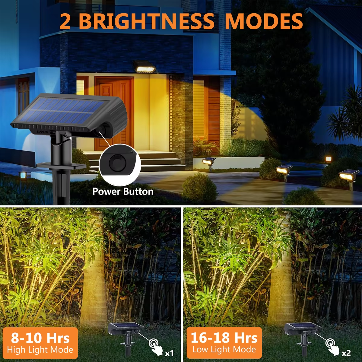 4 Pack Solar Landscape Spot Li - Outdoor Lighting Spotlight recension och pris