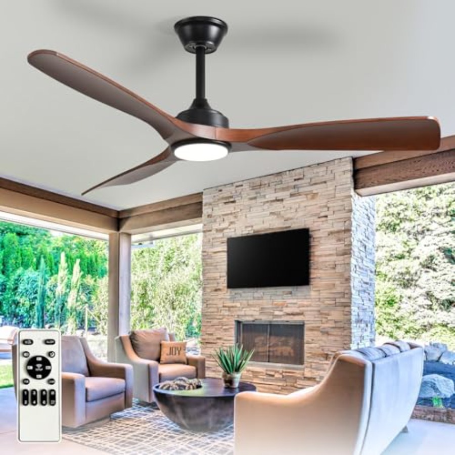 Outdoor ceiling fan with light - Outdoor Lighting Remote Control recension och pris