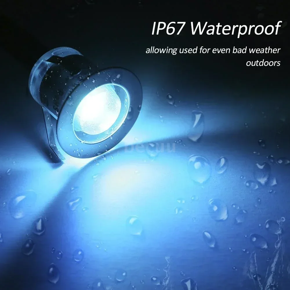 32mm RGBW LED Deck Light 0 6W  - Outdoor Lighting Recessed recension och pris