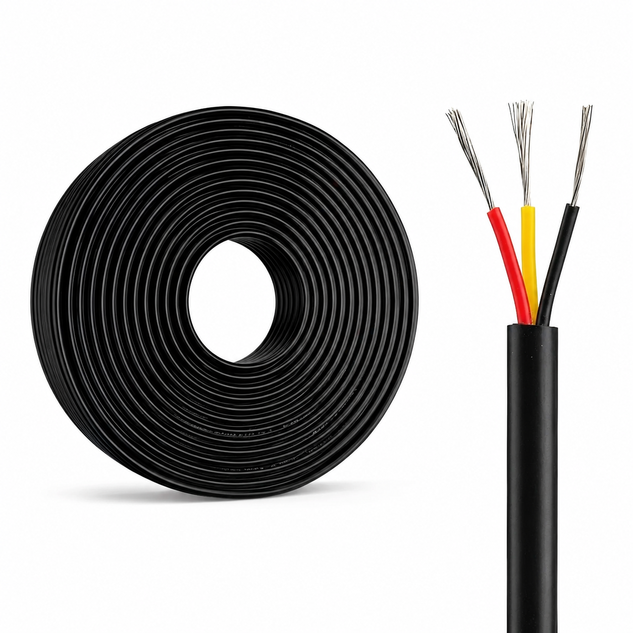 3 Core Tinned Copper PVC Stran - Outdoor Lighting Underground Wiring recension och pris