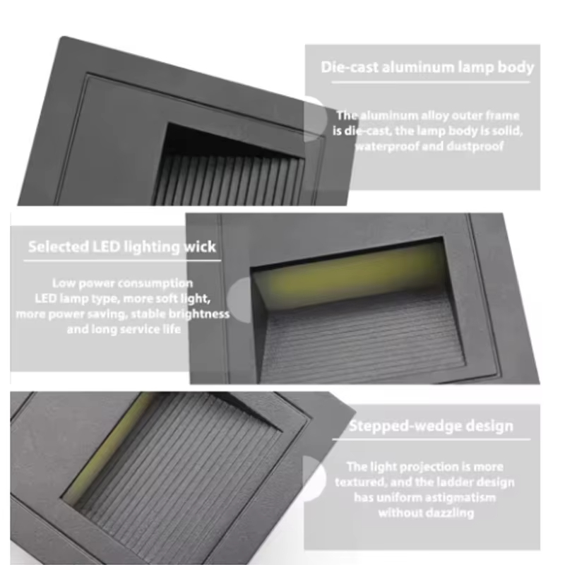 LED Stair Light Wall Lamp 3W I - Outdoor Lighting Recessed recension och pris