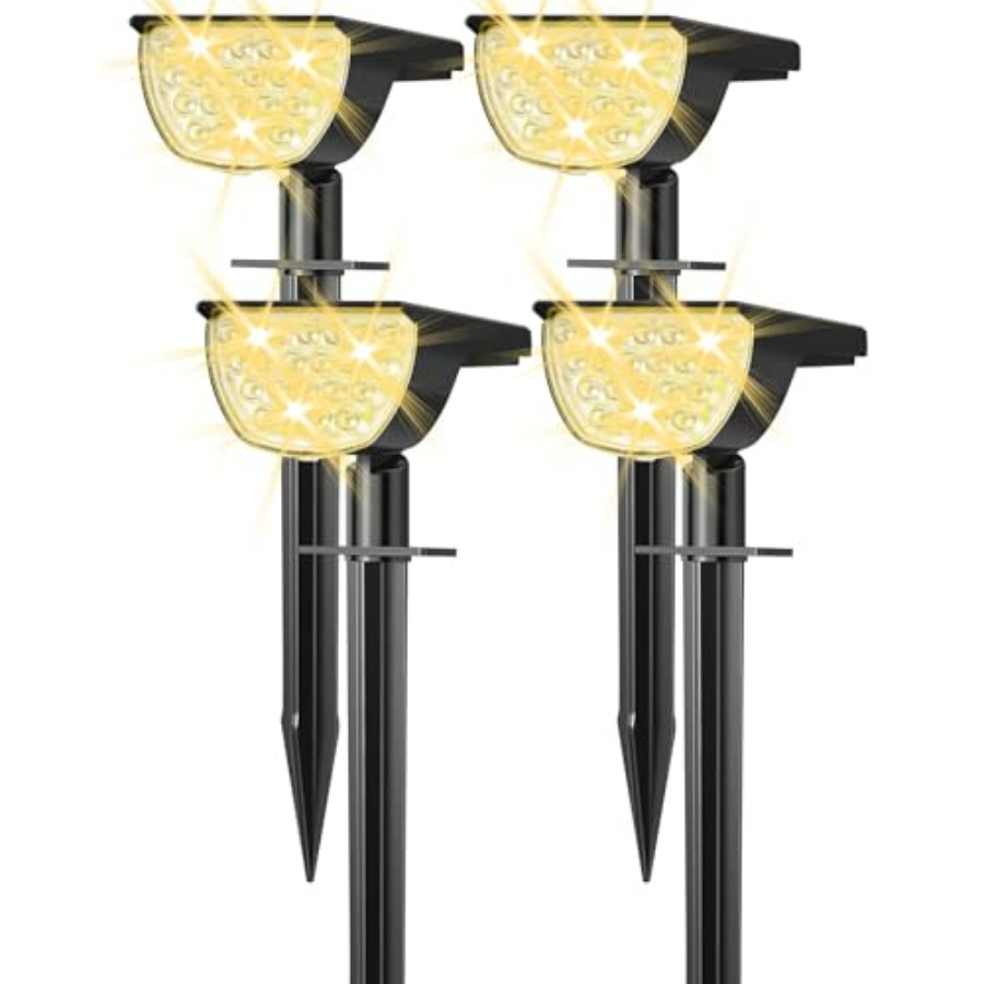 Solar Lights Outdoor Waterproo - Outdoor Lighting Spotlight recension och pris
