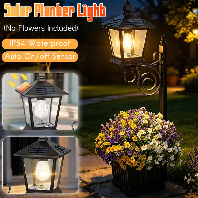 2-in-1 Solar Garden Planter La - Outdoor Lighting Lamps recension och pris