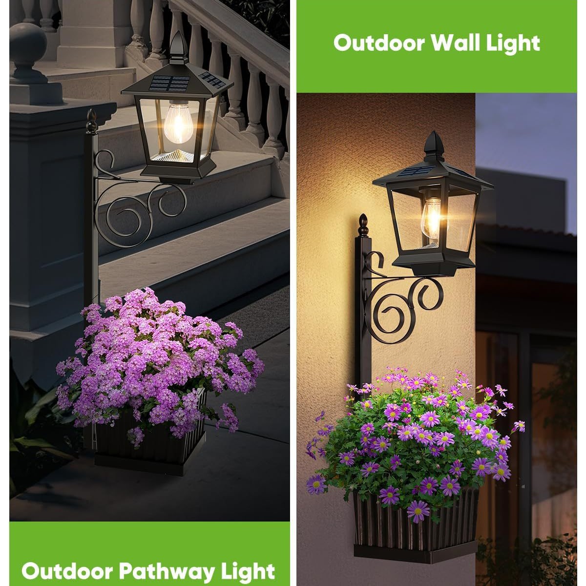 2-in-1 Solar Garden Planter La - Outdoor Lighting Lamps recension och pris