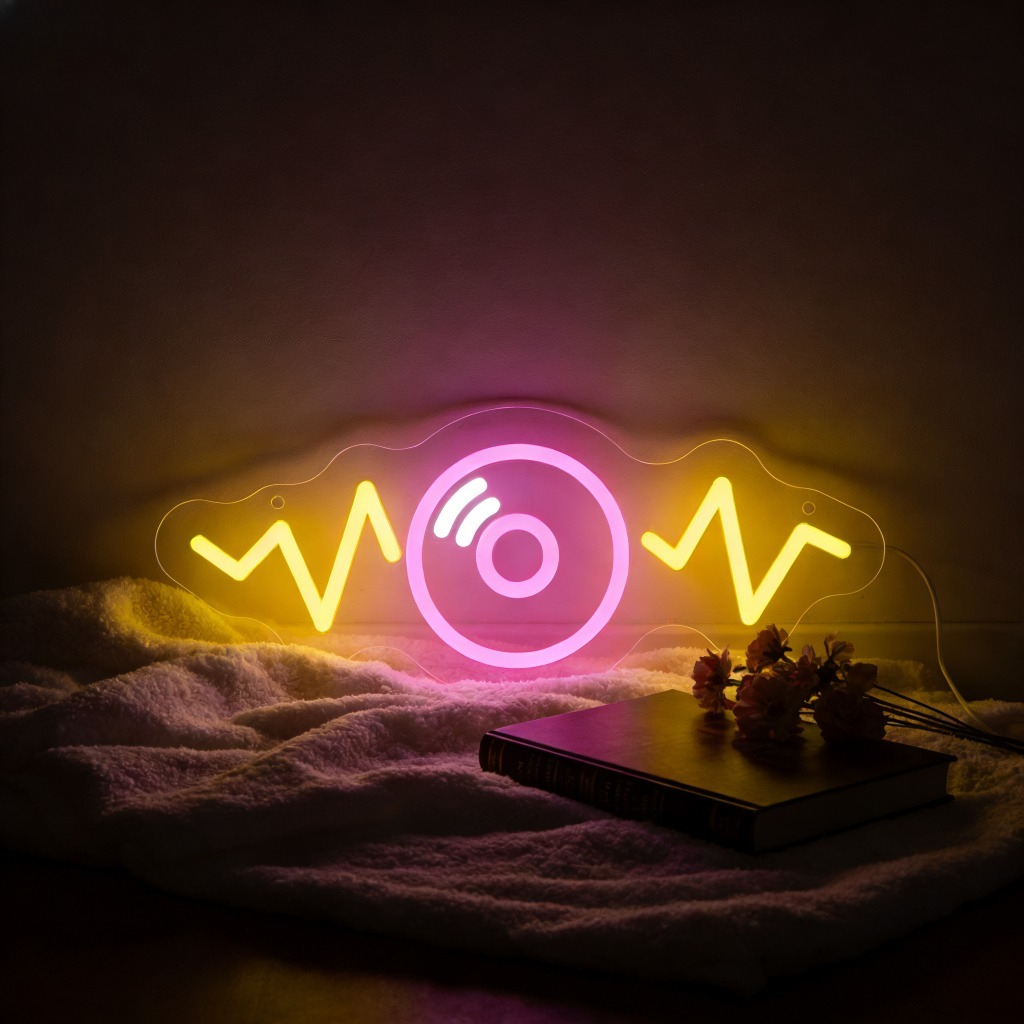 Sound Wave LED Neon Sign for B - Outdoor Lighting Decor Wow recension och pris