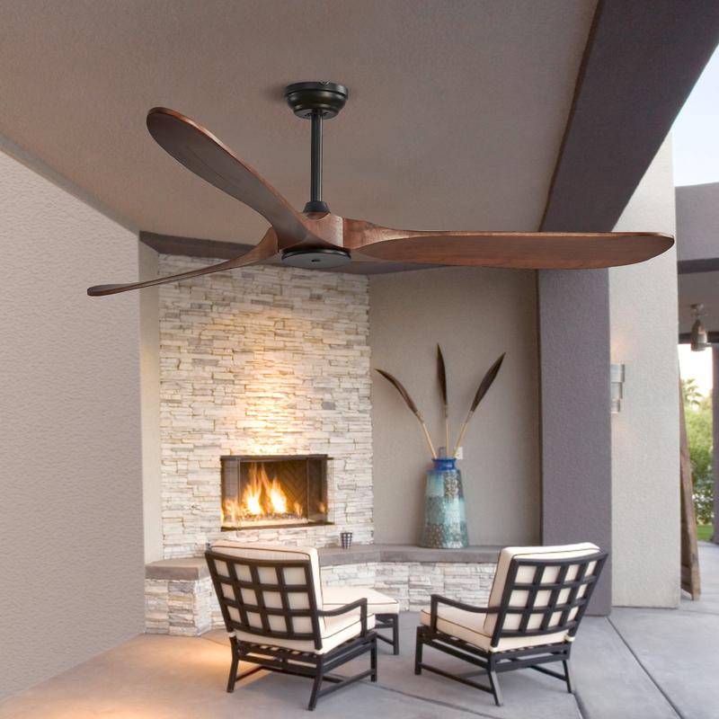 72 Inch Ceiling Fan without Li - Outdoor Lighting Remote Control recension och pris
