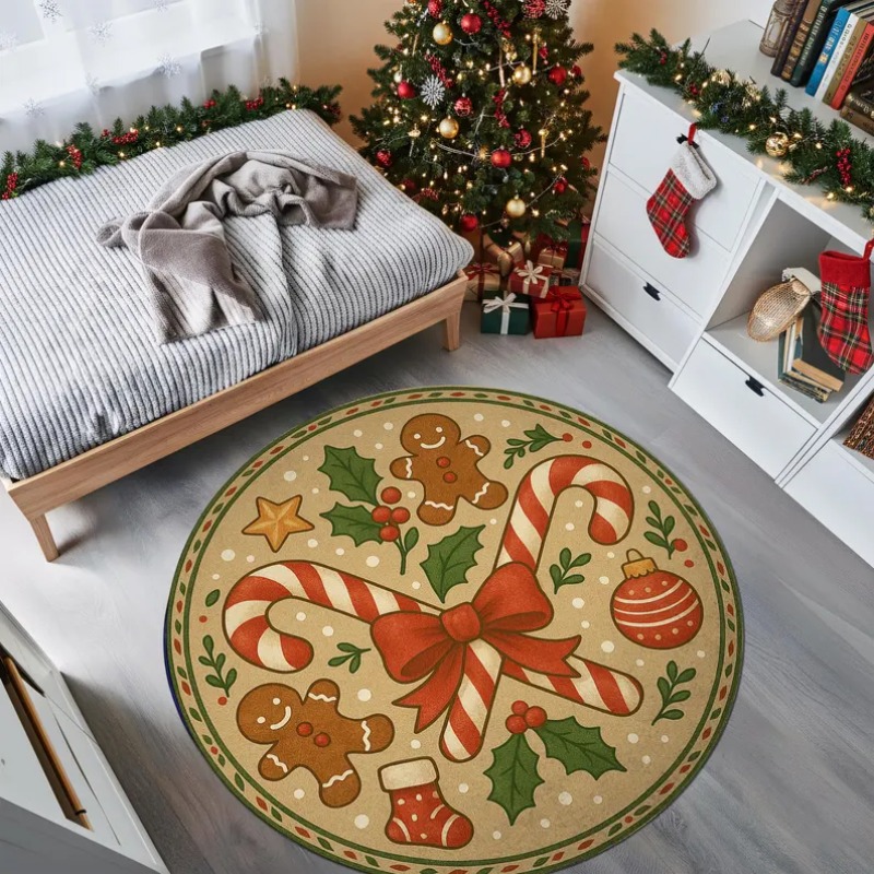 3D Christmas Village Rug Winte - Outdoor Xmas Lighting Ideas recension och pris
