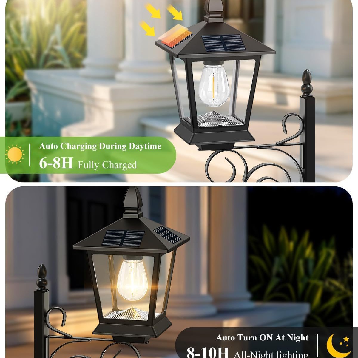 Solar Powered 2-in-1 Flower Po - Outdoor Lighting Lamps recension och pris