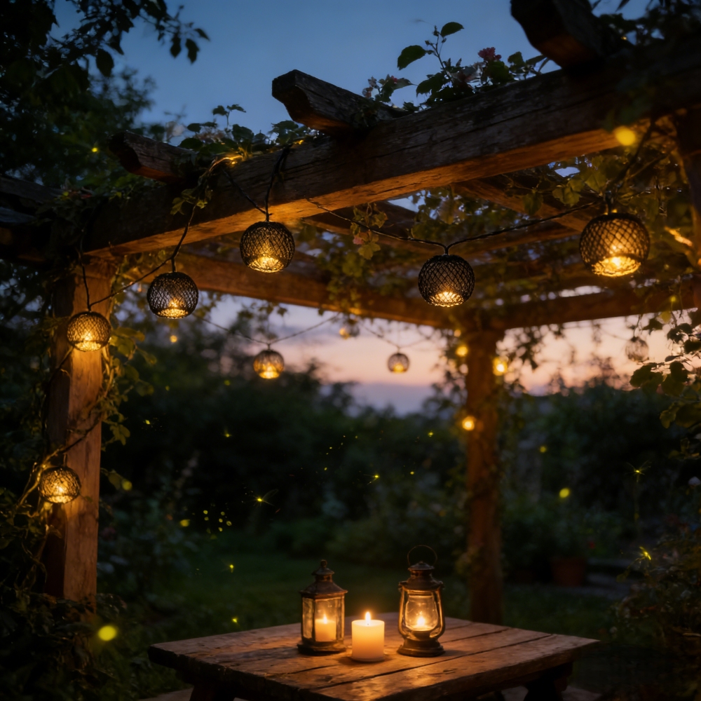 1PC Outdoor Garden Decorative  - String Light Bistro recension och pris