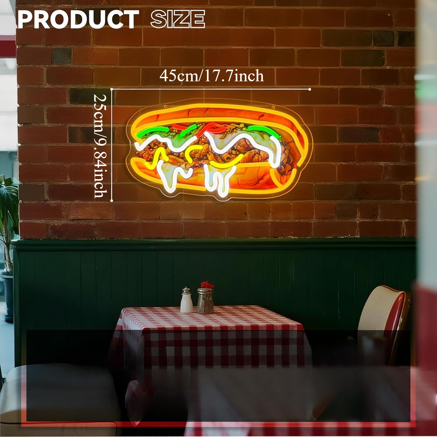 Philly Cheesesteak Neon Sign U - Outdoor Lighting Vendor recension och pris