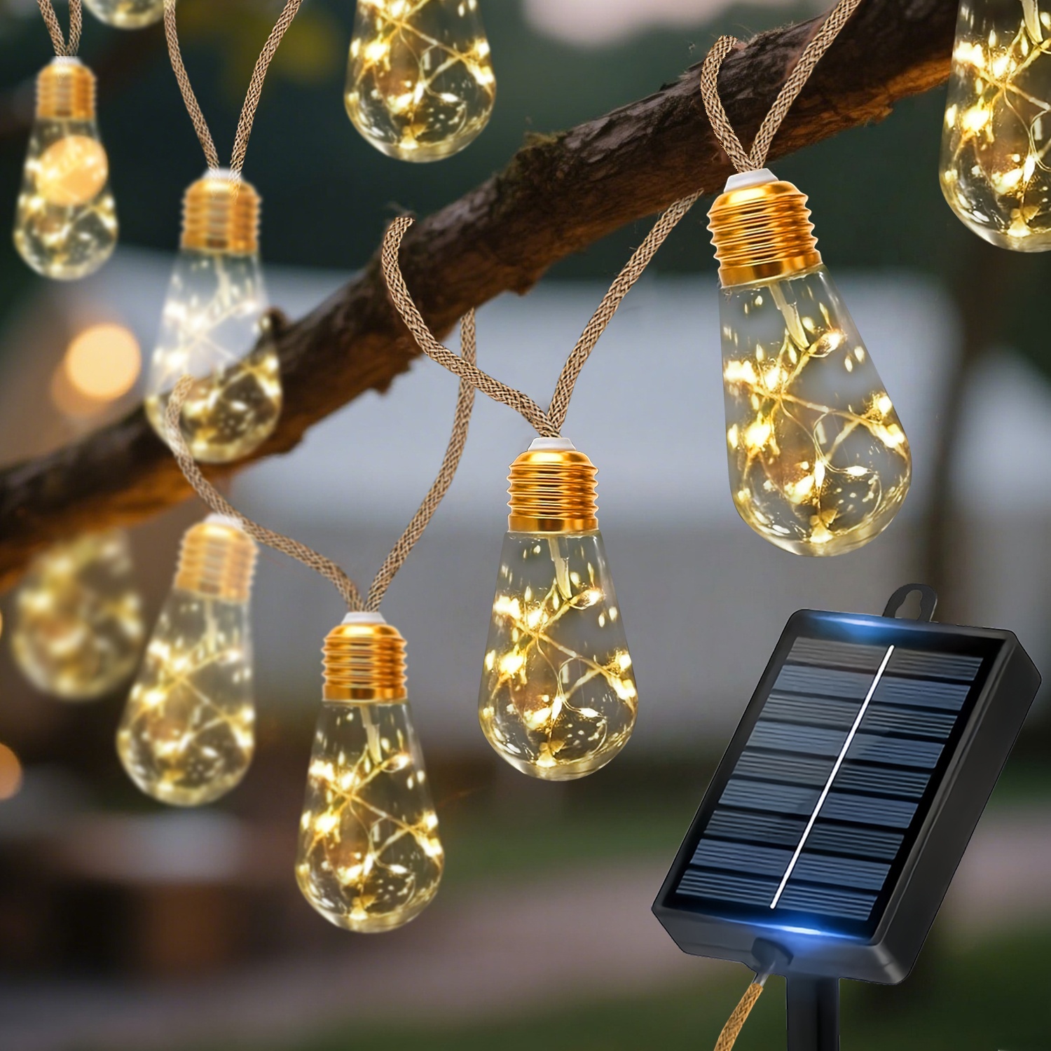 Solar String Light Outdoor Vin - String Light Bistro recension och pris
