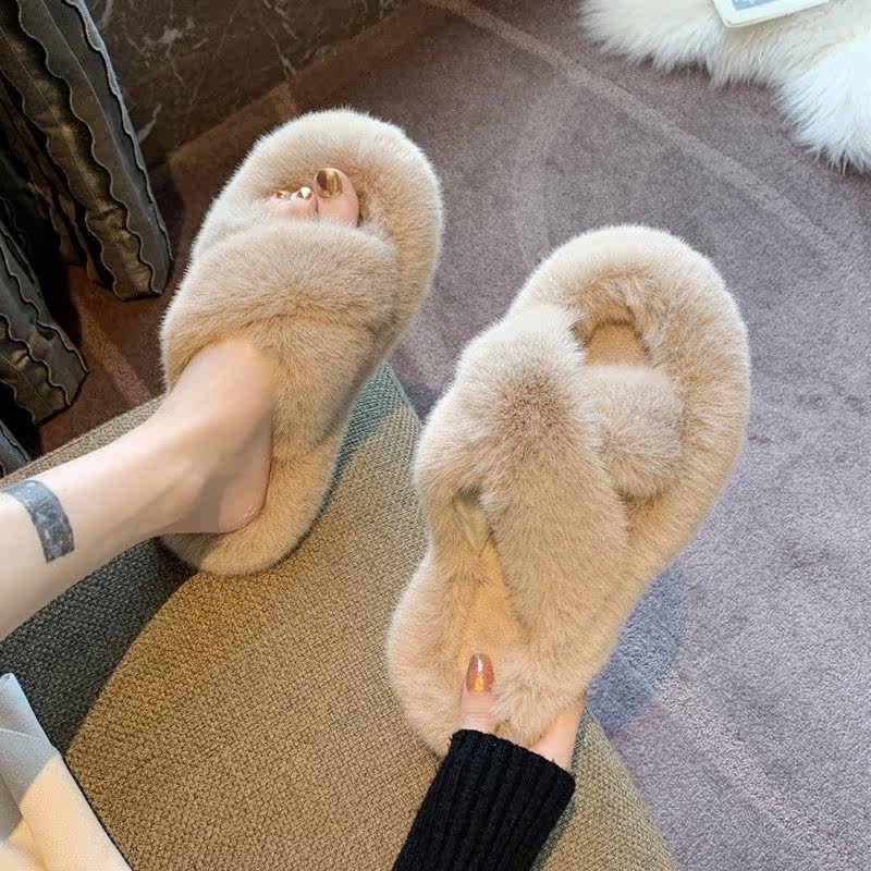 Hairy Slippers for Women Solid - Outdoor Lighting For Your Home recension och pris