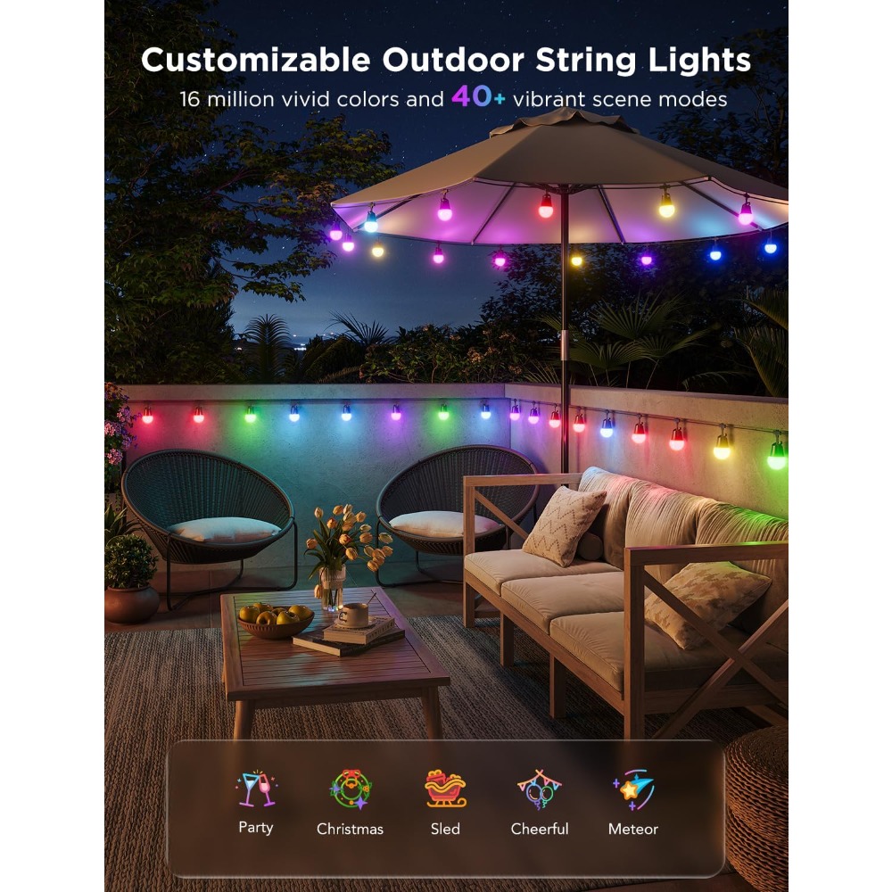 Govee Smart Outdoor String Lig - Outdoor Lighting Govee recension och pris