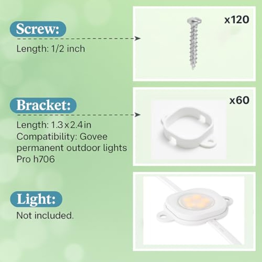 Mounting Clips for Govee Perma - Outdoor Lighting Govee recension och pris