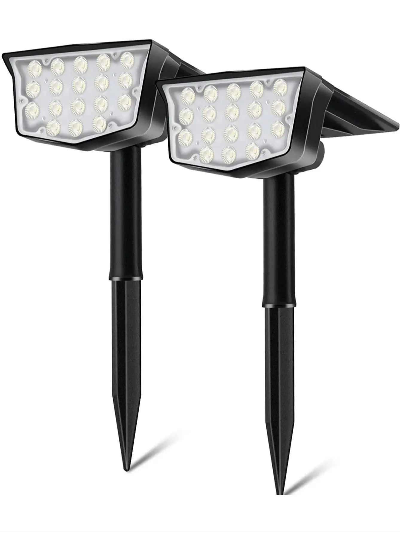 2Pcs Solar Outdoor Spot Lights - Outdoor Lighting Spotlight recension och pris
