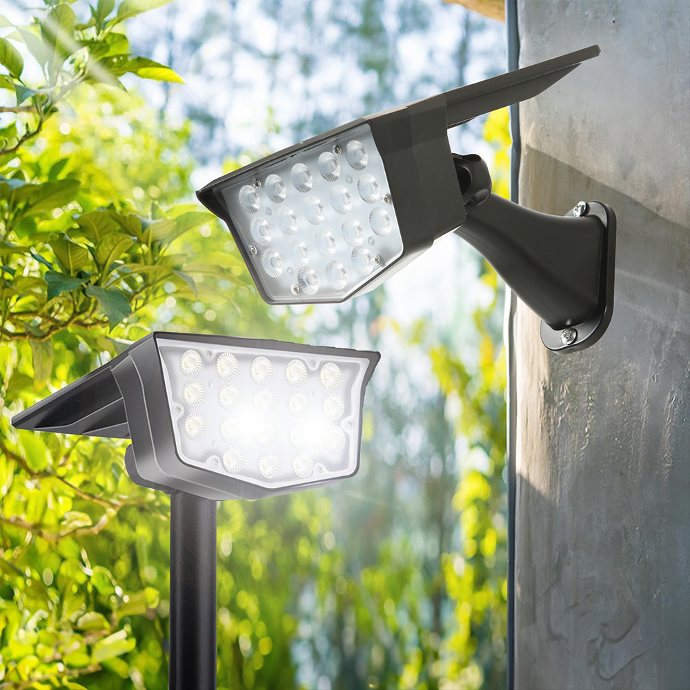 2Pcs Solar Outdoor Spot Lights - Outdoor Lighting Spotlight recension och pris