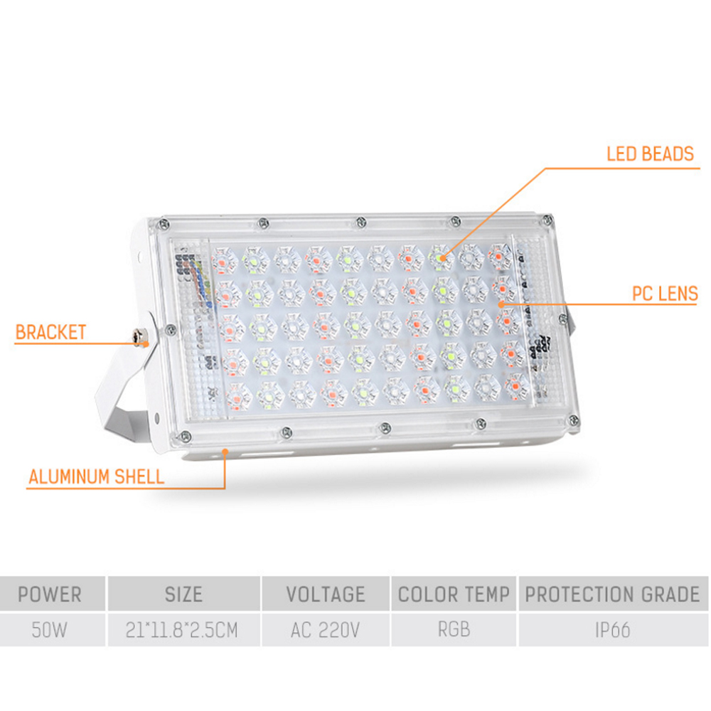 Super Bright 50W AC 220V RGB L - Zumtobel Outdoor Lighting recension och pris