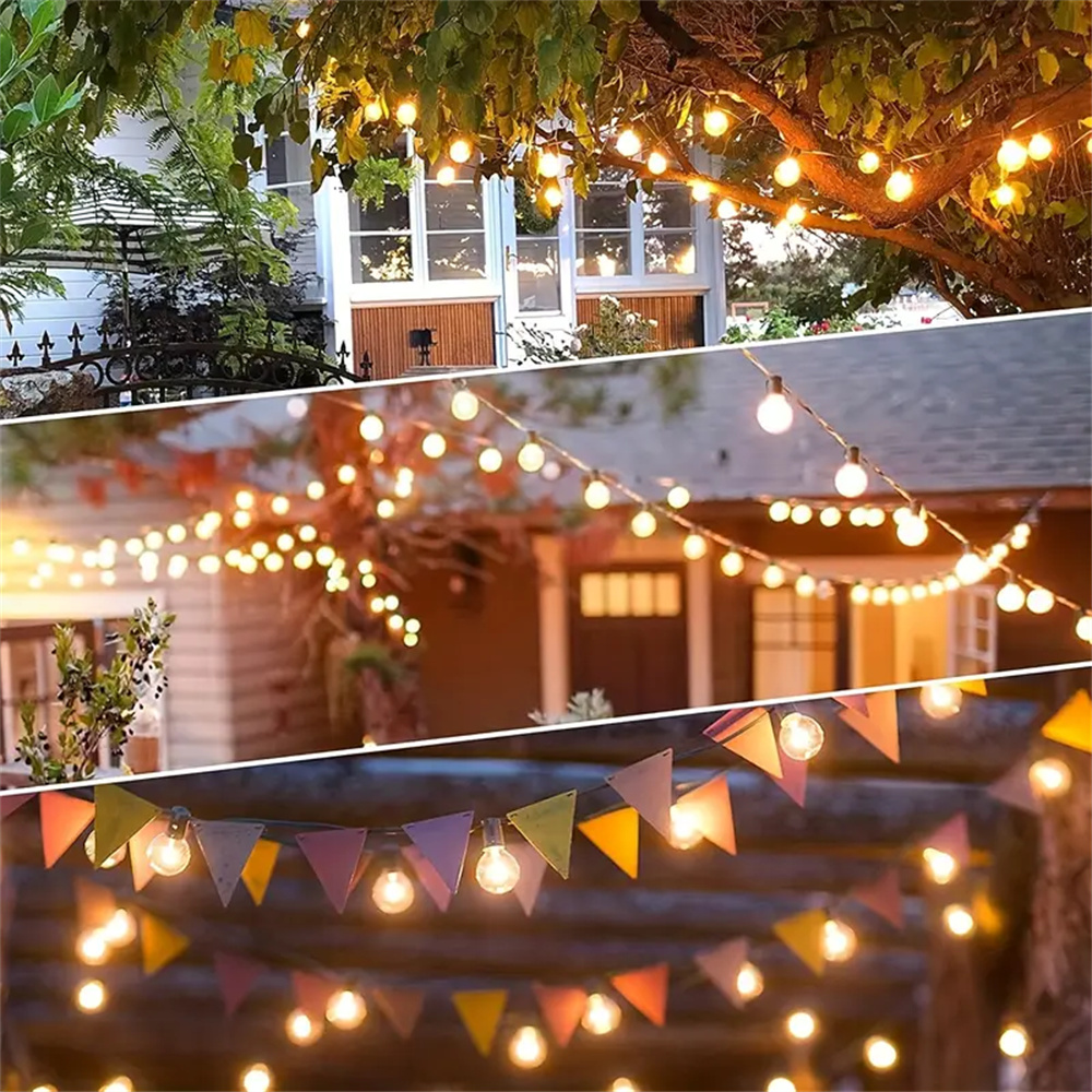 Outdoor String Lights, G40 Glo - String Light Bistro recension och pris