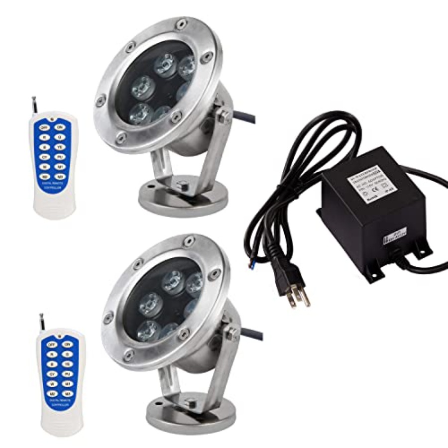 LED Pond Light 2 Pack for outd - Outdoor Lighting Remote Control recension och pris