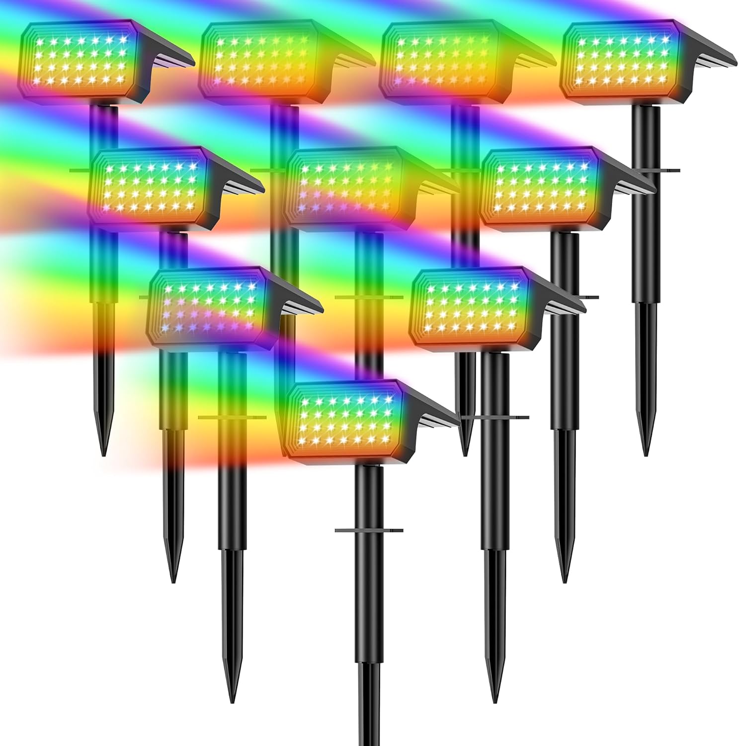 10-Pack Solar Spot Lights, 28  - Outdoor Lighting Spotlight recension och pris