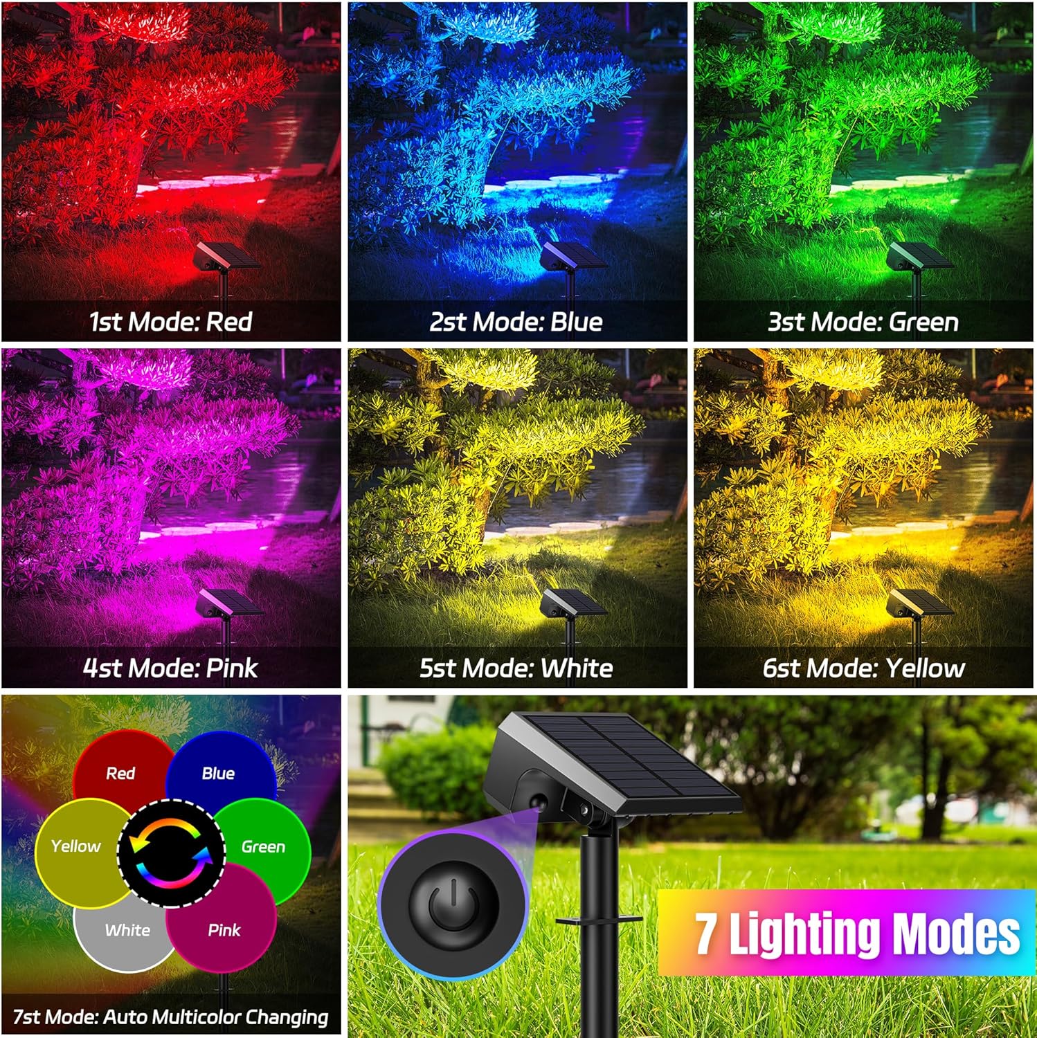 10-Pack Solar Spot Lights, 28  - Outdoor Lighting Spotlight recension och pris