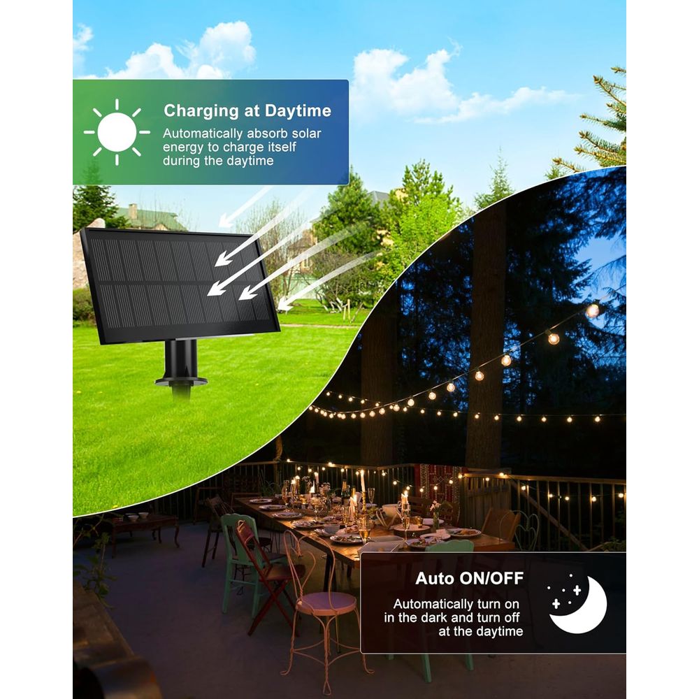 Outdoor Waterproof 50-LED Stri - String Light Bistro recension och pris