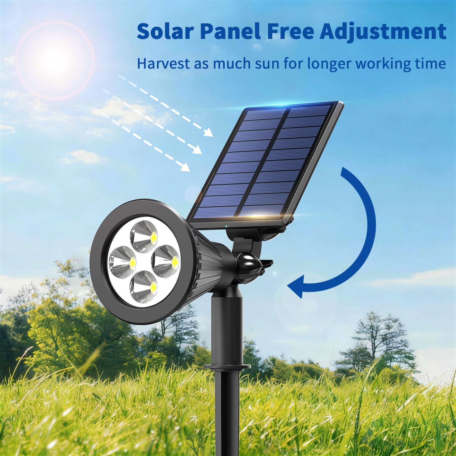 6 Pack Solar Spot Lights Outdo - Outdoor Lighting Spotlight recension och pris
