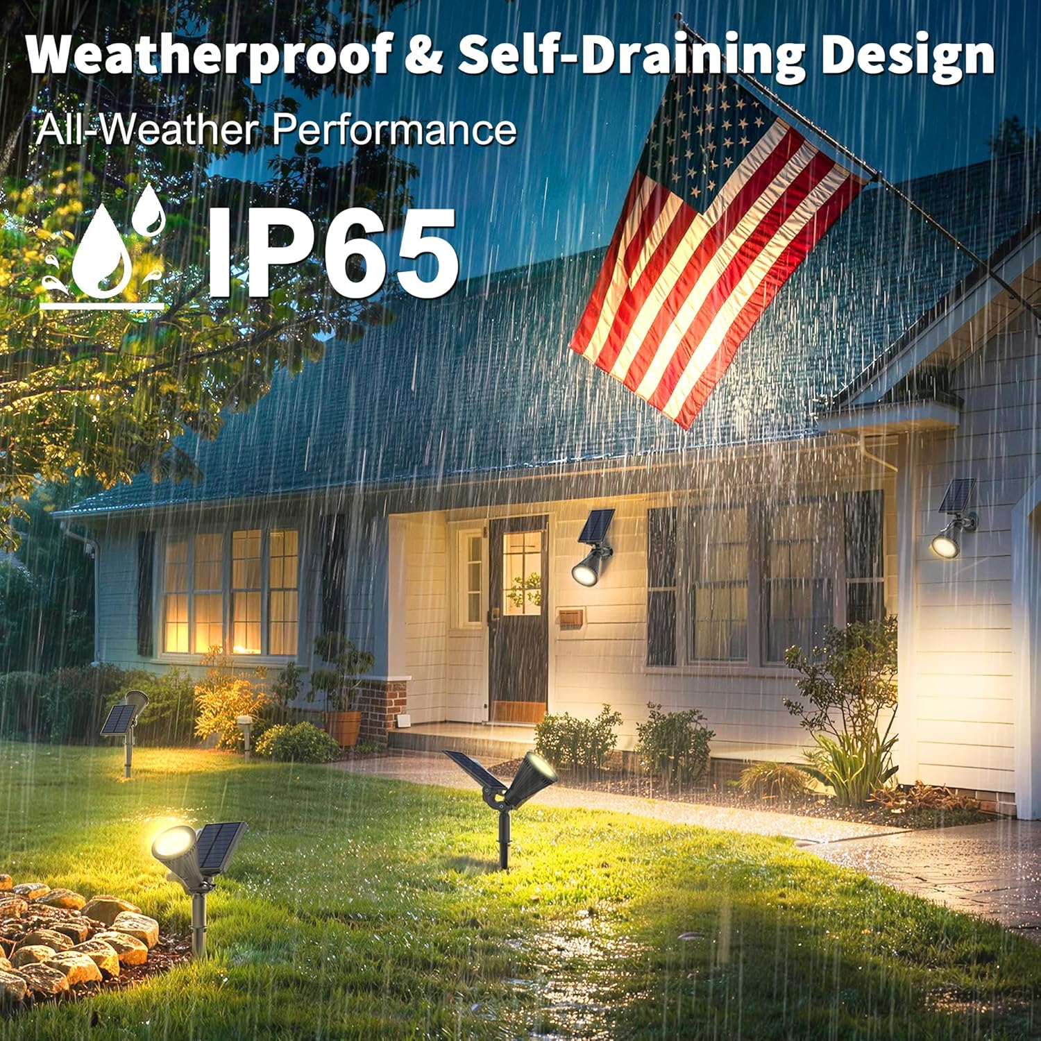 6 Pack Solar Spot Lights Outdo - Outdoor Lighting Spotlight recension och pris
